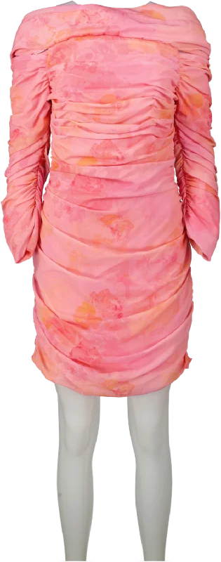 Chi Chi London Pink Long Sleeve Floral Ruched Bodycon Mini Dress UK 12 Cozy Ribbed Mini Dress Chi Chi London Pink Long Sleeve Floral Ruched Bodycon Mini Dress UK 12 Cozy Ribbed Mini Dress