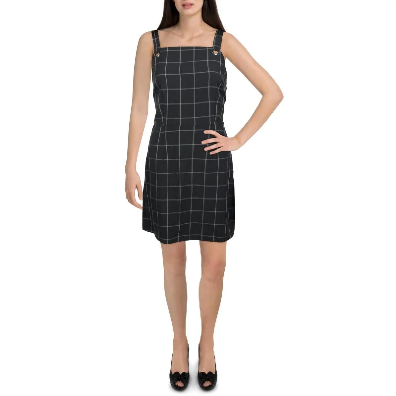 Kingston Grey Womens Juniors Window Pane Short Mini Dress Elegant Vintage Mini Dress Kingston Grey Womens Juniors Window Pane Short Mini Dress Elegant Vintage Mini Dress