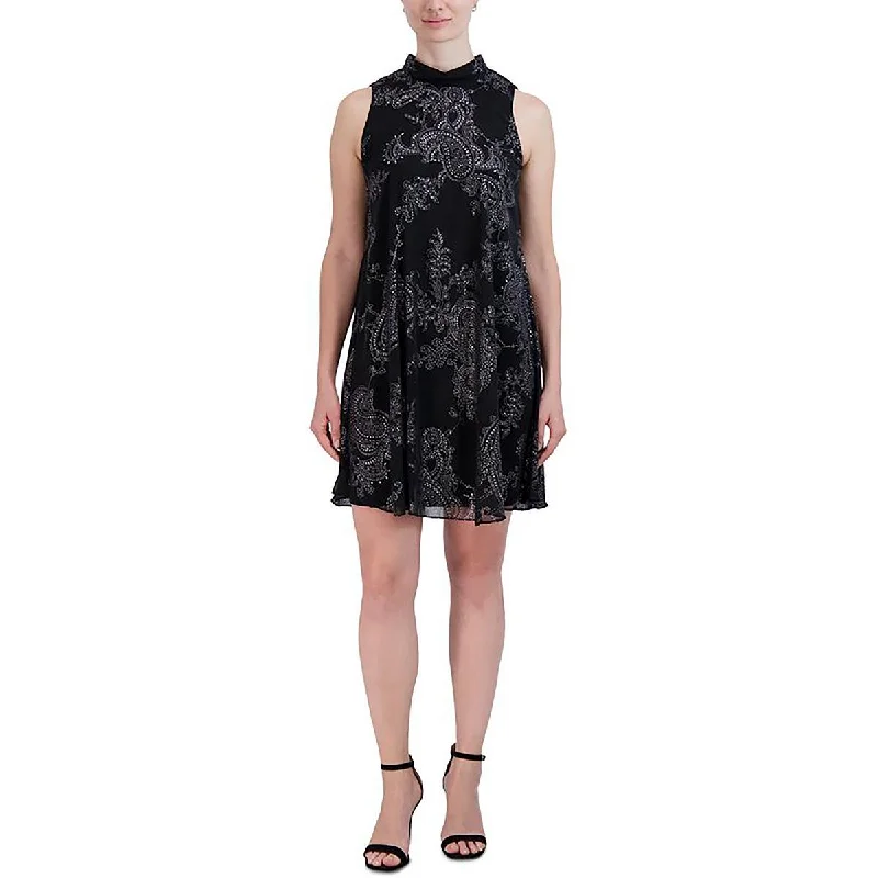 Signature By Robbie Bee Womens Petites Tie Neck Short Mini Dress Comfortable Bodycon Mini Dress Signature By Robbie Bee Womens Petites Tie Neck Short Mini Dress Comfortable Bodycon Mini Dress