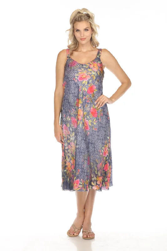 Johnny Was Locust Peony Reversible Silk Midi Dress C39123 Boho Chic Fashionable Wide Leg Midi Dress Johnny Was Locust Peony Reversible Silk Midi Dress C39123 Boho Chic Fashionable Wide Leg Midi Dress