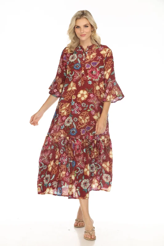 Johnny Was Nash Floral Silk Midi Dress C34724B9 Boho Chic Cozy Ribbed Knit Midi Dress Johnny Was Nash Floral Silk Midi Dress C34724B9 Boho Chic Cozy Ribbed Knit Midi Dress