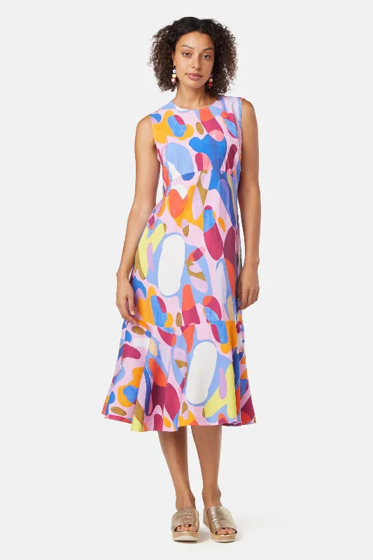 Lava Lamp Midi Dress