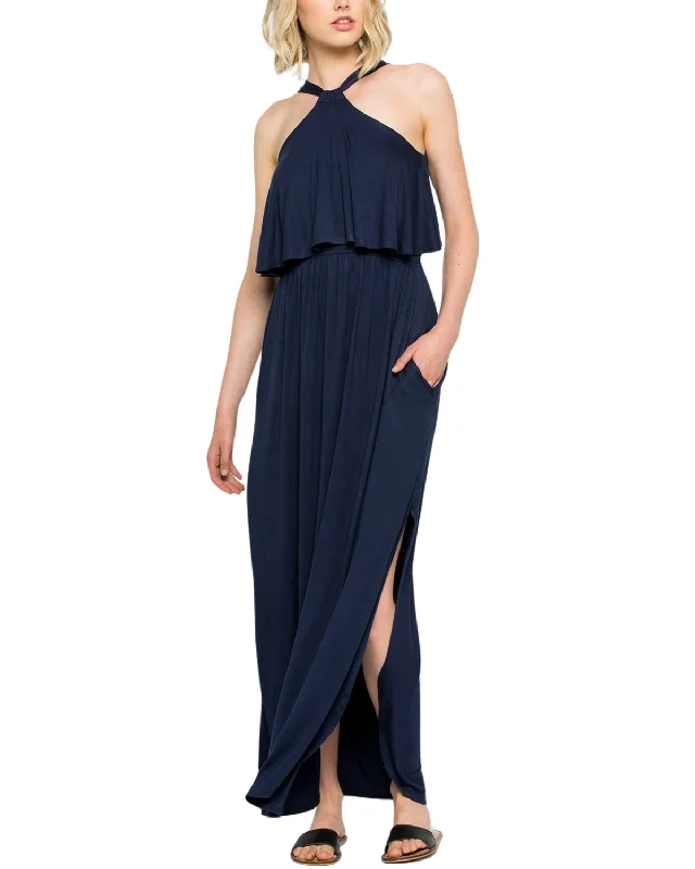 2024 Sweet Lovely Halter Maxi Dress (More colors available) - Sd5229 Elegant Floral Maxi Dress 2024 Sweet Lovely Halter Maxi Dress (More colors available) - Sd5229 Elegant Floral Maxi Dress