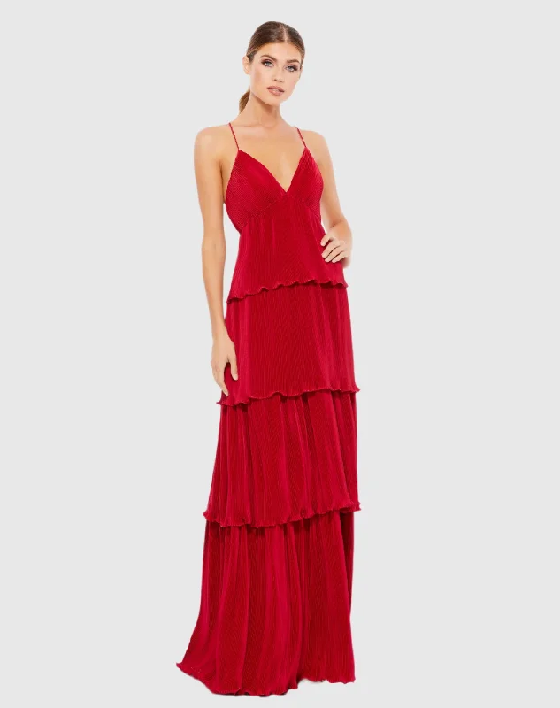 Spaghetti Strap Ruffle Layered Maxi Dress - FINAL SALE Stylish Maxi Dress with Frills Spaghetti Strap Ruffle Layered Maxi Dress - FINAL SALE Stylish Maxi Dress with Frills