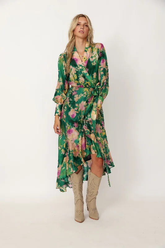 Arianna Floral Wrap Dress