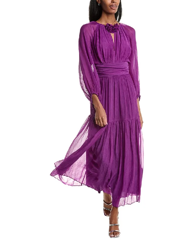 ba&sh Chiffon Maxi Dress