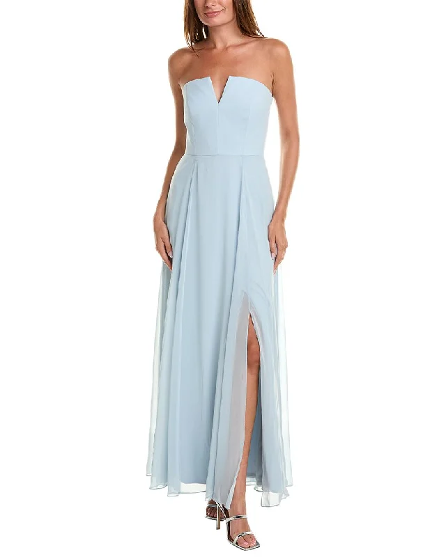 Dessy Collection Chiffon Maxi Dress