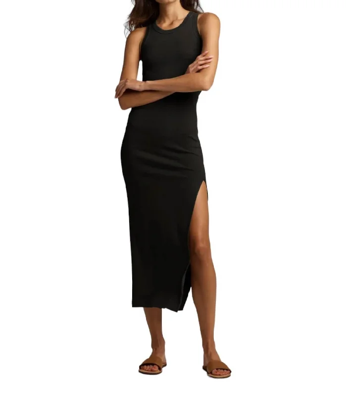 Dylan Knit Maxi Dress In Black