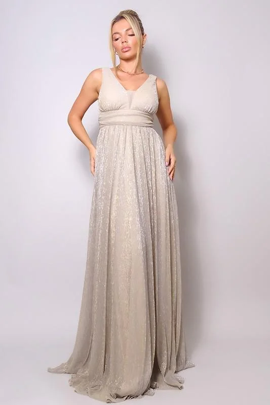 Glitter Ice Queen Maxi Dress