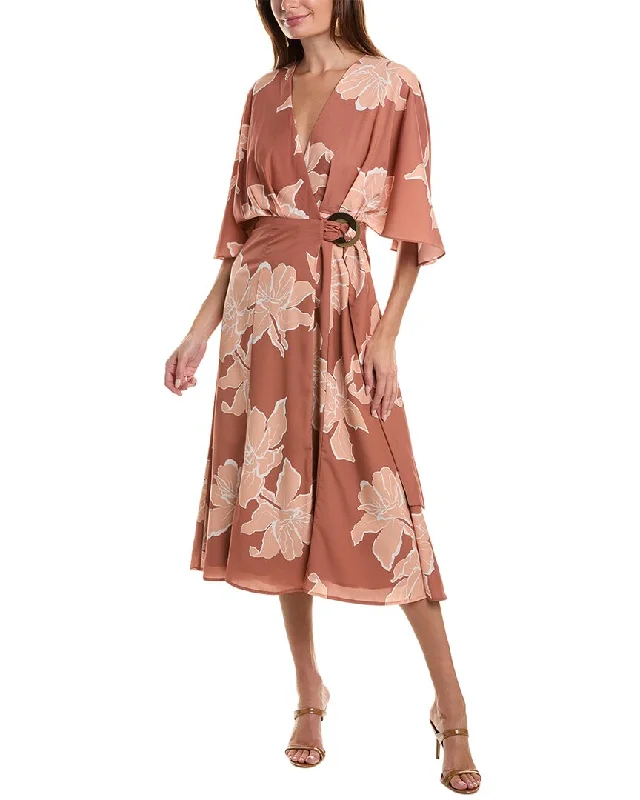 Hutch Lilita Midi Wrap Dress