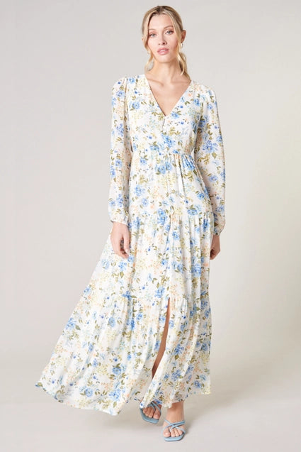 Luz Floral Maxi Dress