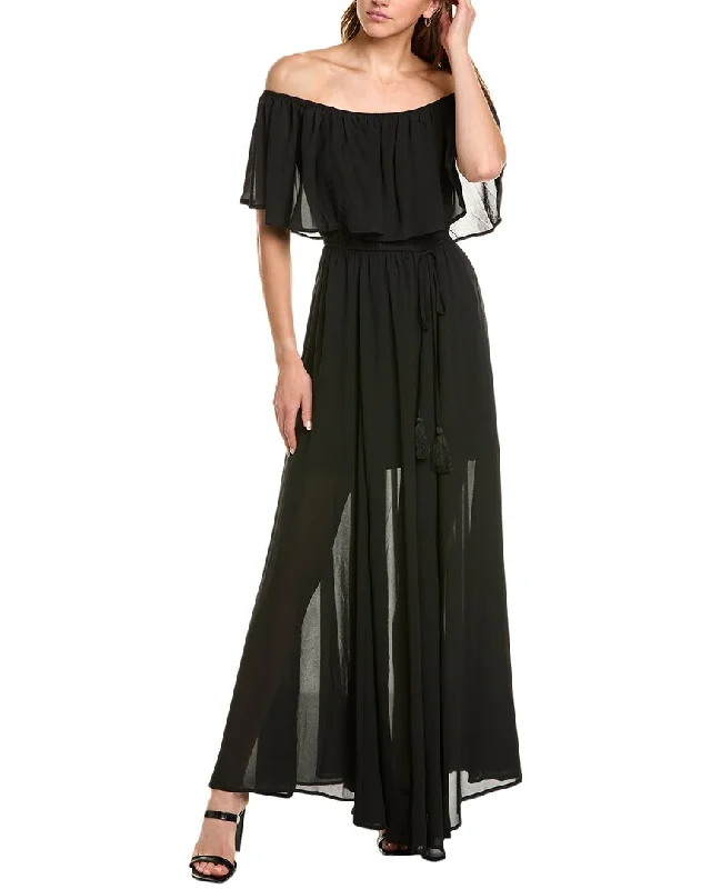 MARION Off-The-Shoulder Maxi Dress