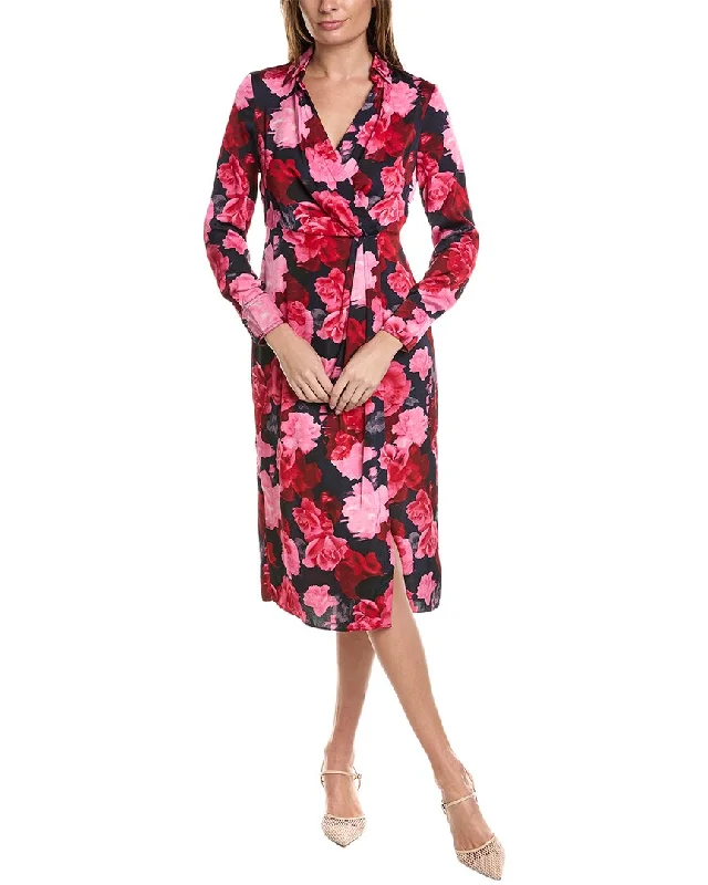 Nicole Miller Faux Wrap Dress