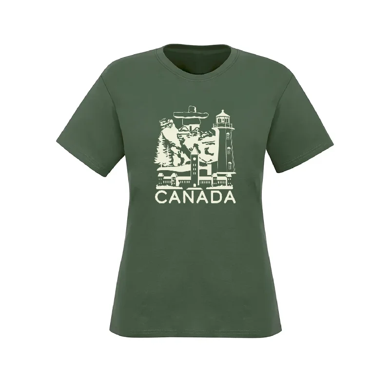 CANADIAN LANDMARKS TEE (WOMENS)