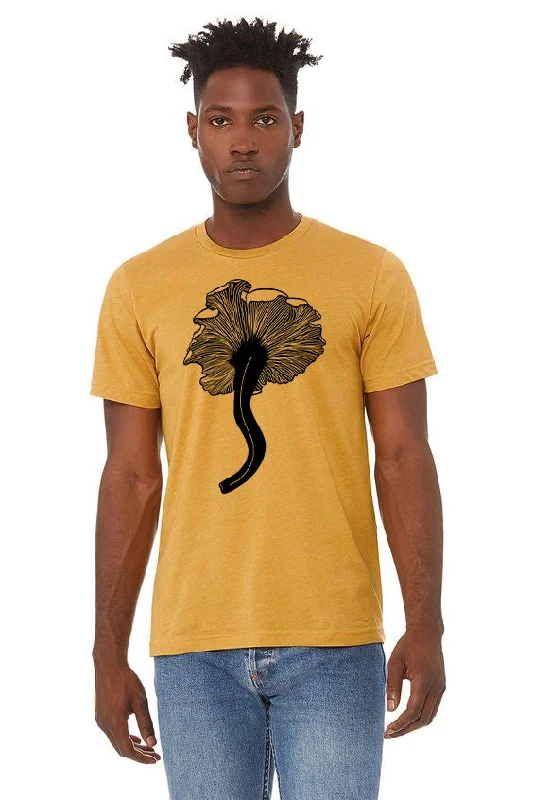 Chanterelle T-Shirt - Unisex Heather Mustard