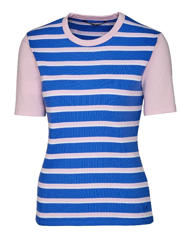 Cutter & Buck Womens Indie Stripe Tee