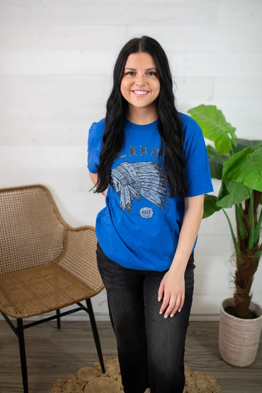 Deep Sea Blue Okie Graphic Tee