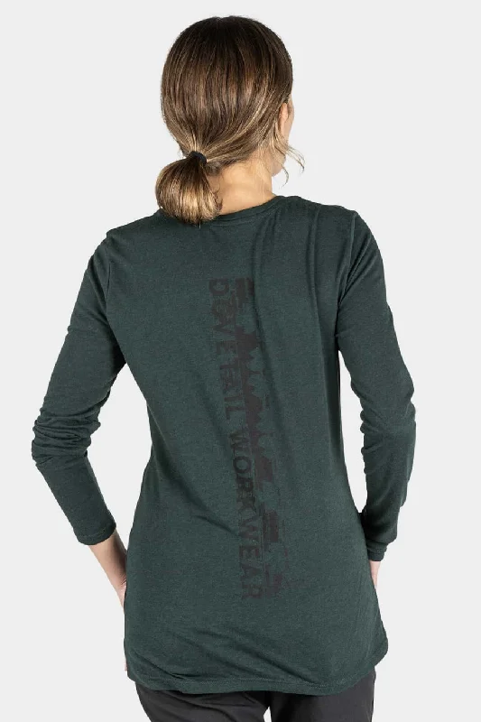 Long Sleeve Wicking Tee - Forest Green