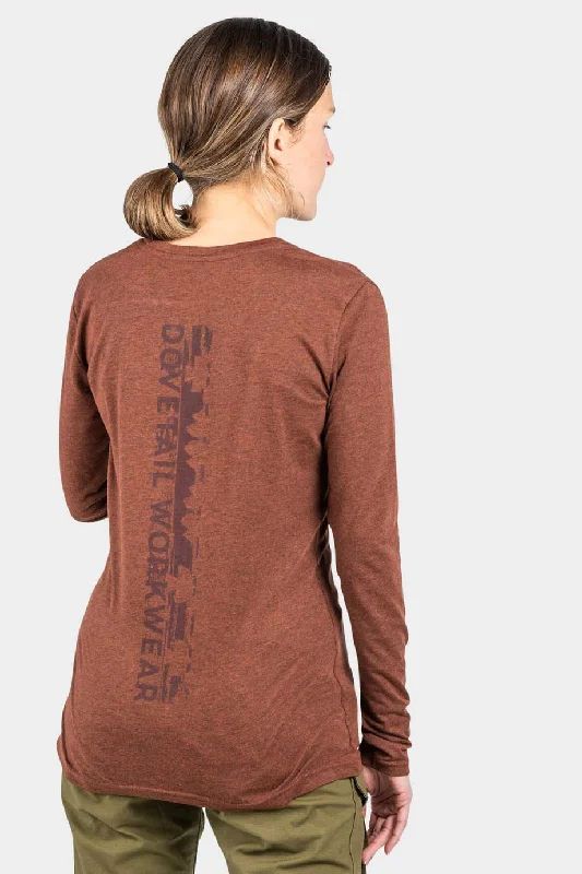 Long Sleeve Wicking Tee - Mineral Brown