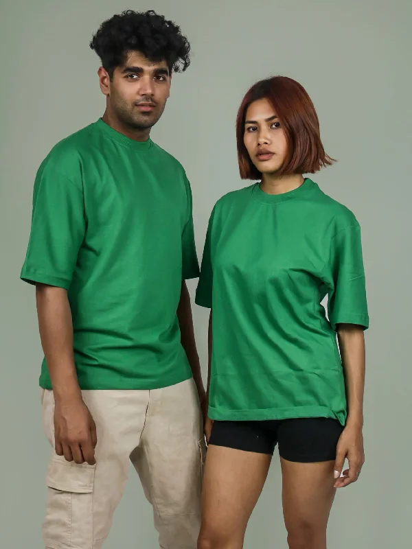 Emerald Green Oversized 100% Cotton Solid Unisex T-Shirt Chenille Fabric Brocade Fabric Lace Fabric Emerald Green Oversized 100% Cotton Solid Unisex T-Shirt Chenille Fabric Brocade Fabric Lace Fabric