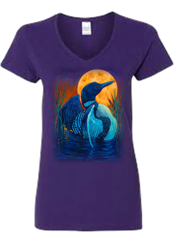 Women's Full Moon Loon T-Shirt