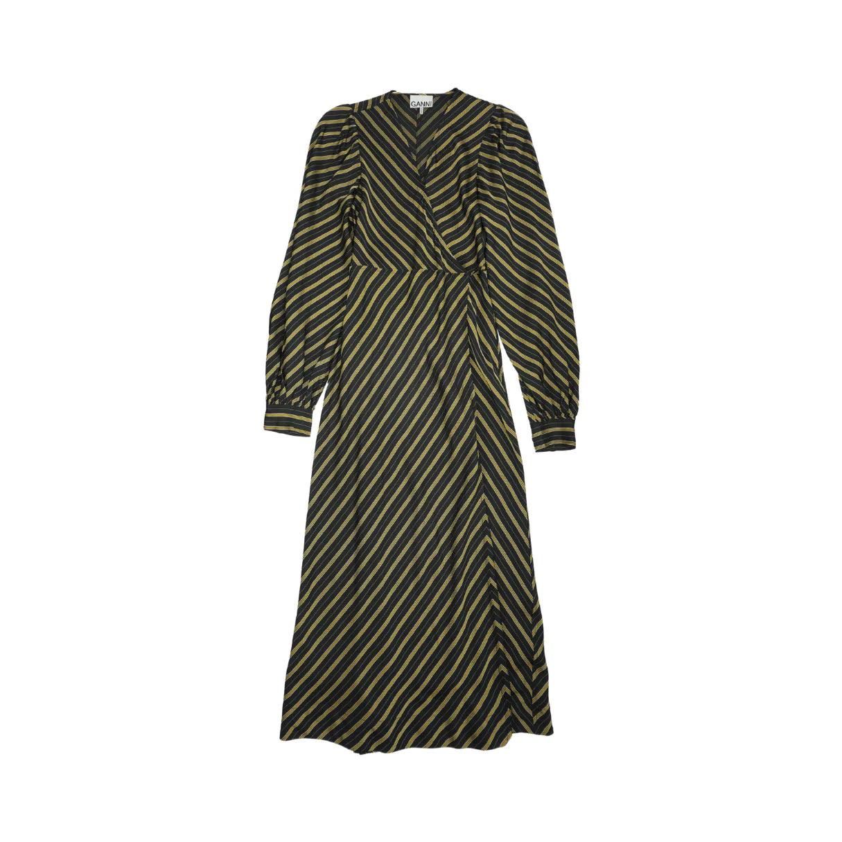 Ganni Wrap Dress - Women's 38