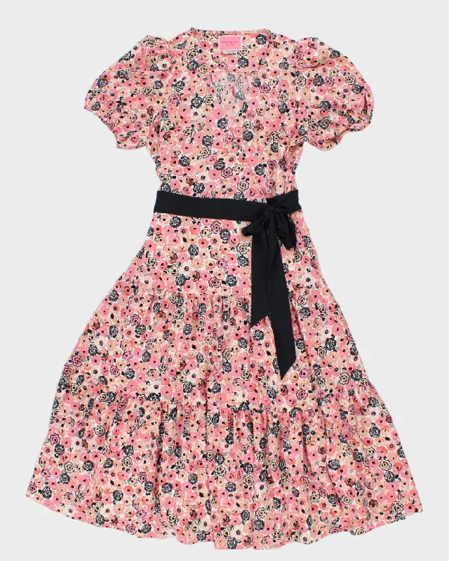 Kate Spade Rosette Blooms Wrap Dress - M