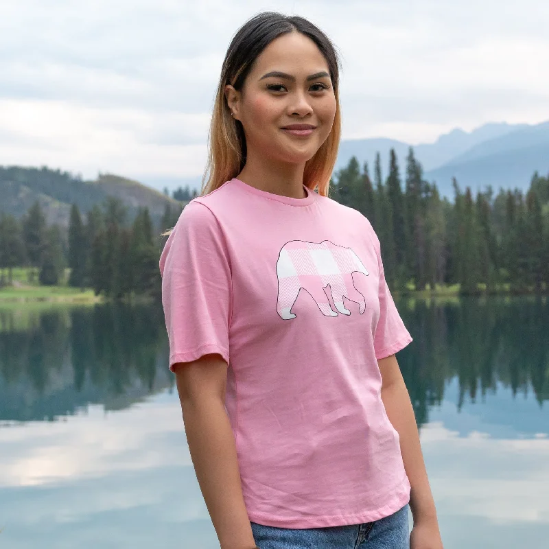 Ladies Pink Bear T-Shirt