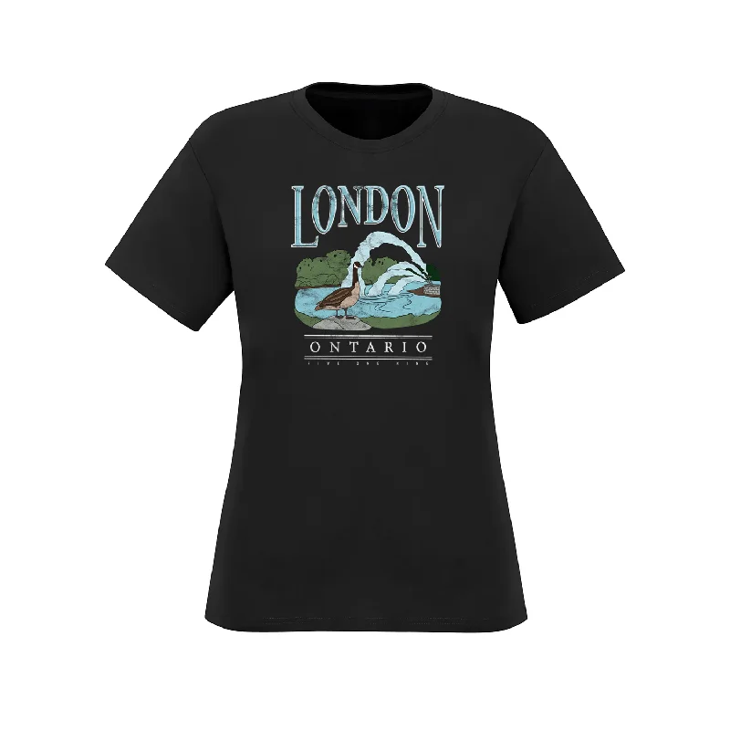 LONDON VINTAGE THAMES RIVER TEE (WOMENS)