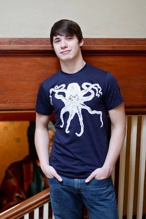 Octopus Kraken T-Shirt - Unisex Navy