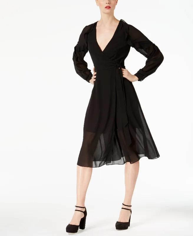 Rachel Rachel Roy Ruffled Wrap Dress