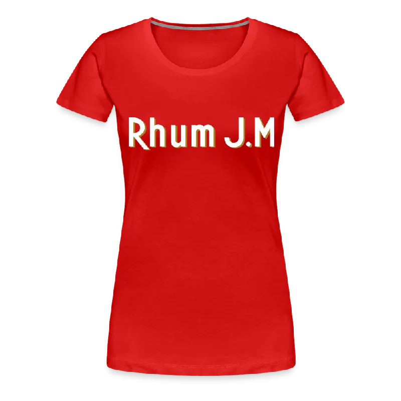 RHUM J.M - Women’s Premium T-Shirt Fashionable Trendy Casual