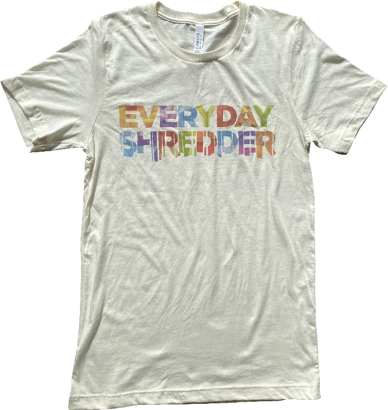 Unisex - Everyday Shredder Tee Collared Crew Neck Turtle Neck