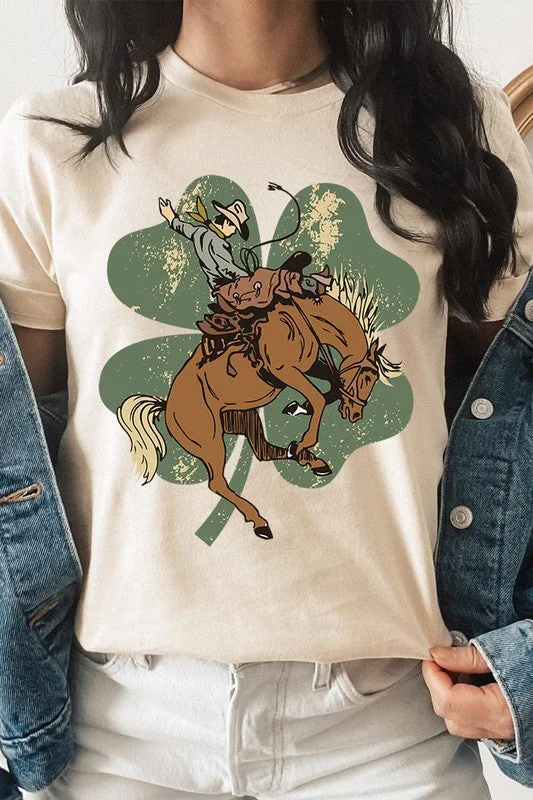 Bronc Bustin' Clover Tee