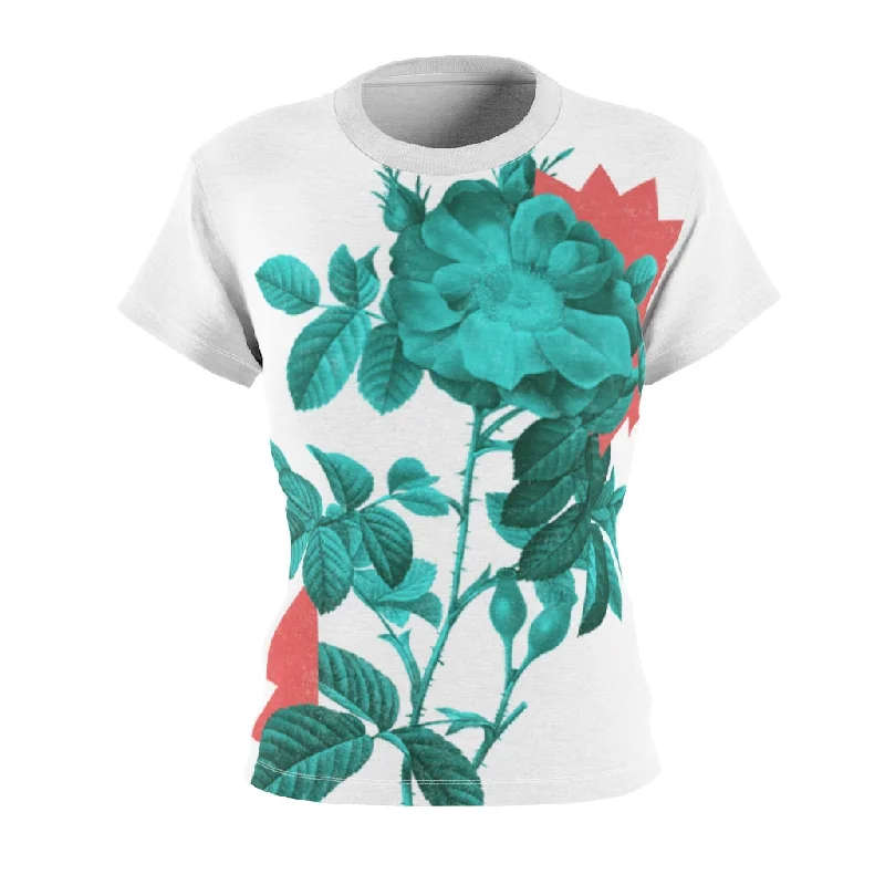 Women's AOP Cut & Sew Tee Print Jacquard Patchwork