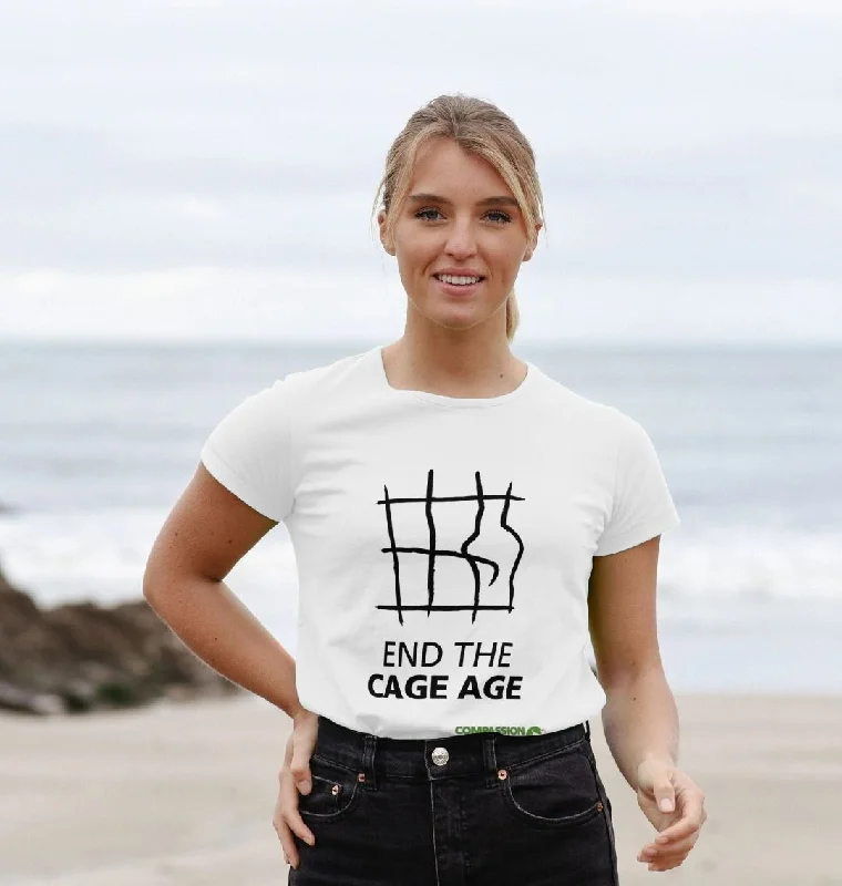 Women's End the Cage Age T-Shirt Machine Wash Dry Clean Hand Wash
