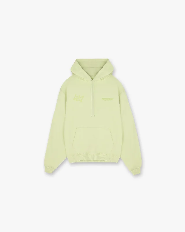 247 Future Terrains Oversized Hoodie - Shadow Lime