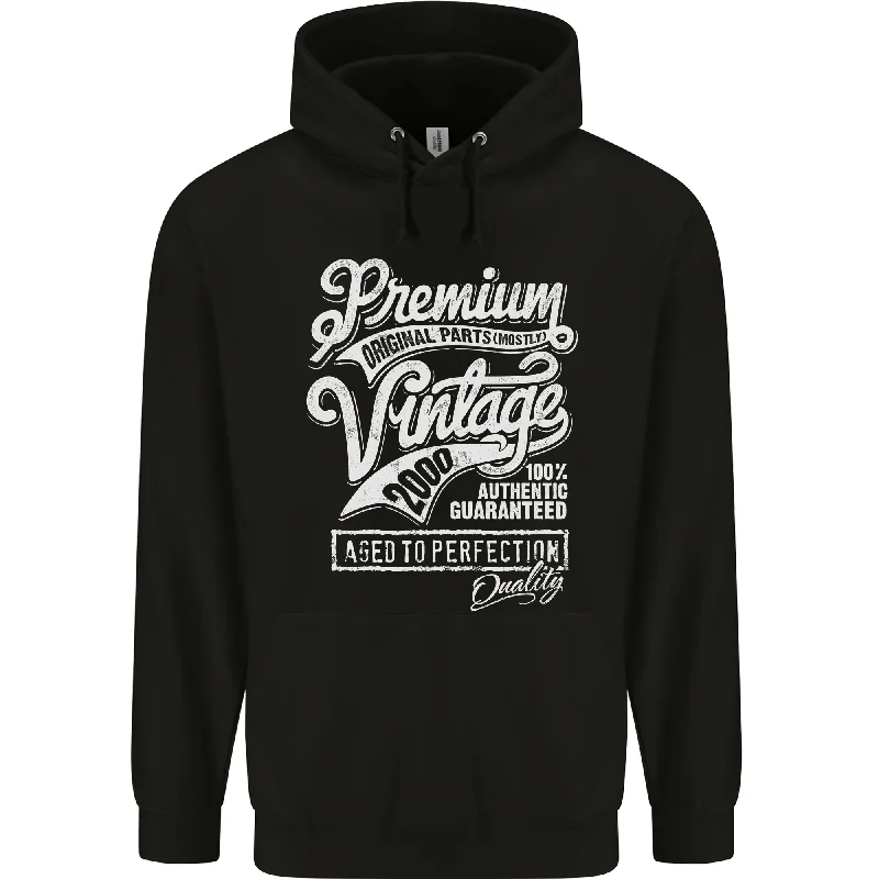 Aged to Perfection Vintage 24th Birthday 2000 Mens 80% Cotton Hoodie Graphic Hoodie Design Print Aged to Perfection Vintage 24th Birthday 2000 Mens 80% Cotton Hoodie Graphic Hoodie Design Print