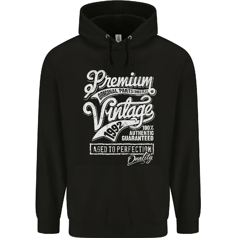 Aged to Perfection Vintage 32nd Birthday 1992 Mens 80% Cotton Hoodie Hoodie with Oversized Fit Loose Comfortable Aged to Perfection Vintage 32nd Birthday 1992 Mens 80% Cotton Hoodie Hoodie with Oversized Fit Loose Comfortable