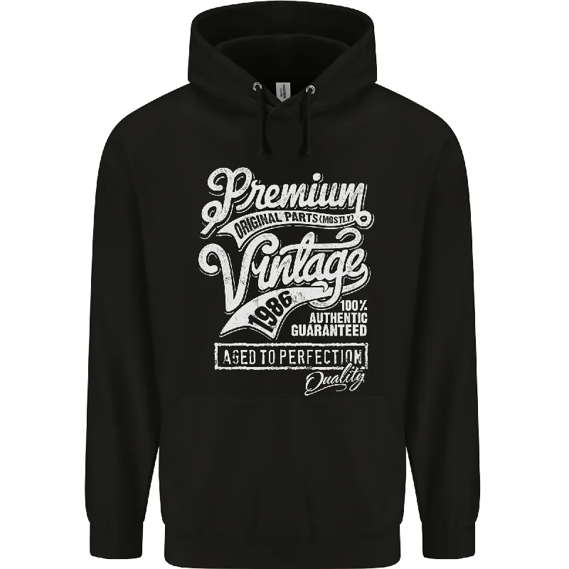 Aged to Perfection Vintage 38th Birthday 1986 Mens 80% Cotton Hoodie Hoodie with Full-Zip Functional Layering Aged to Perfection Vintage 38th Birthday 1986 Mens 80% Cotton Hoodie Hoodie with Full-Zip Functional Layering
