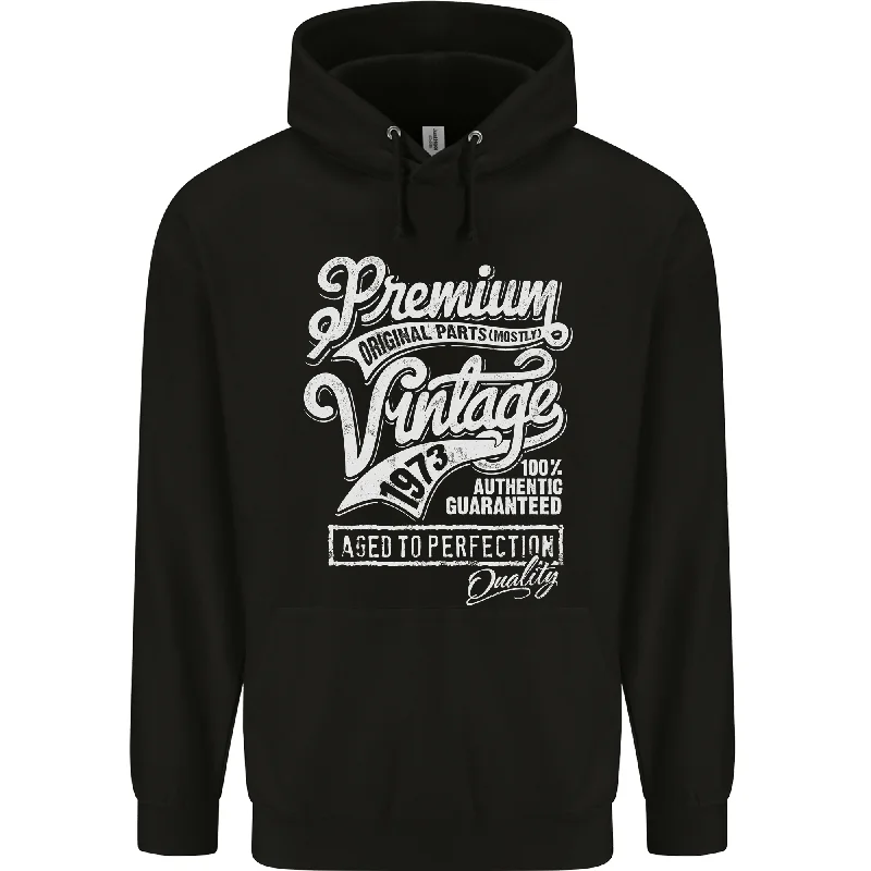 Aged to Perfection Vintage 51st Birthday 1973 Mens 80% Cotton Hoodie Hoodie with Typography Text Message Aged to Perfection Vintage 51st Birthday 1973 Mens 80% Cotton Hoodie Hoodie with Typography Text Message