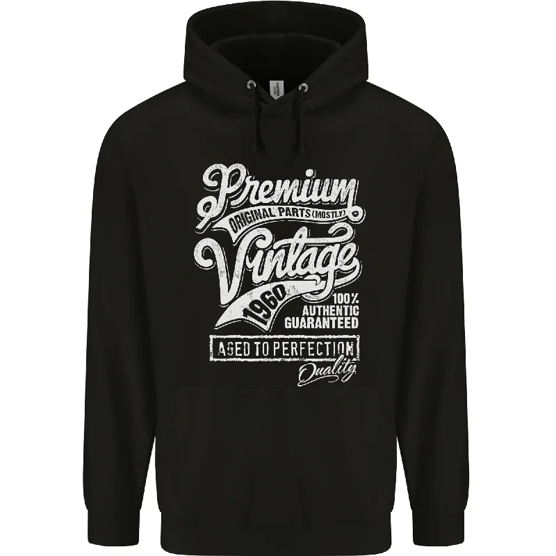Aged to Perfection Vintage 64th Birthday 1960 Mens 80% Cotton Hoodie Hoodie with Back Slit Movement Comfort Aged to Perfection Vintage 64th Birthday 1960 Mens 80% Cotton Hoodie Hoodie with Back Slit Movement Comfort
