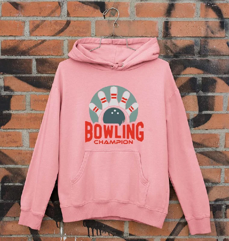 Bowling Champion Unisex Hoodie for Men/Women Hoodie with Belted Waist Structured Tailored Bowling Champion Unisex Hoodie for Men/Women Hoodie with Belted Waist Structured Tailored