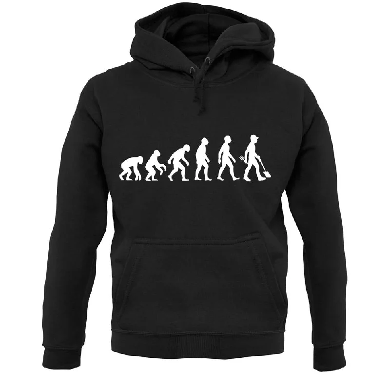 Evolution Of Man Garden Unisex Hoodie