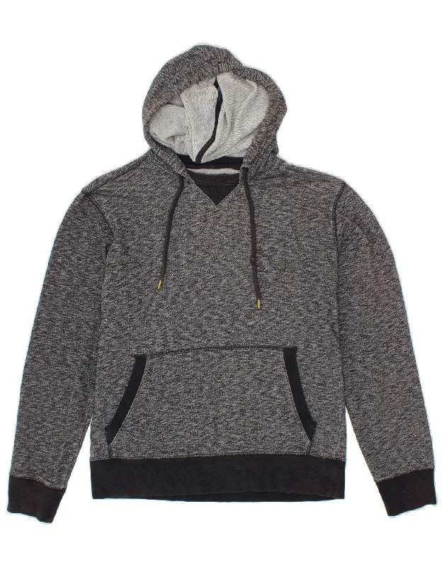 GAP Mens Hoodie Jumper Small Grey Flecked Cotton