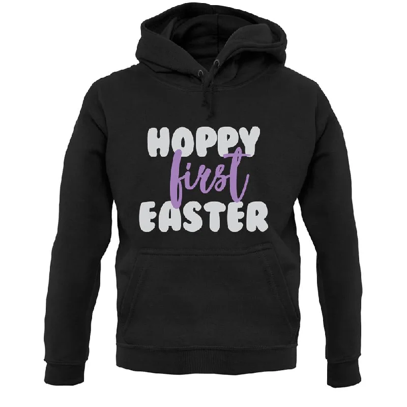 Hoppy First Easter Unisex Hoodie Hoodie with Emblem Brand Identity