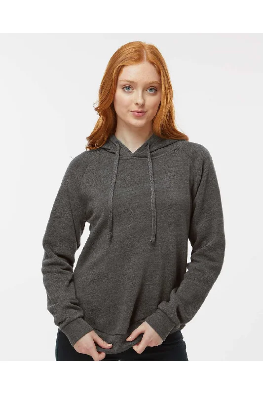 MV Sport Womens Jordan Angel Fleece Hooded Sweatshirt Hoodie - Charcoal Grey - NEW