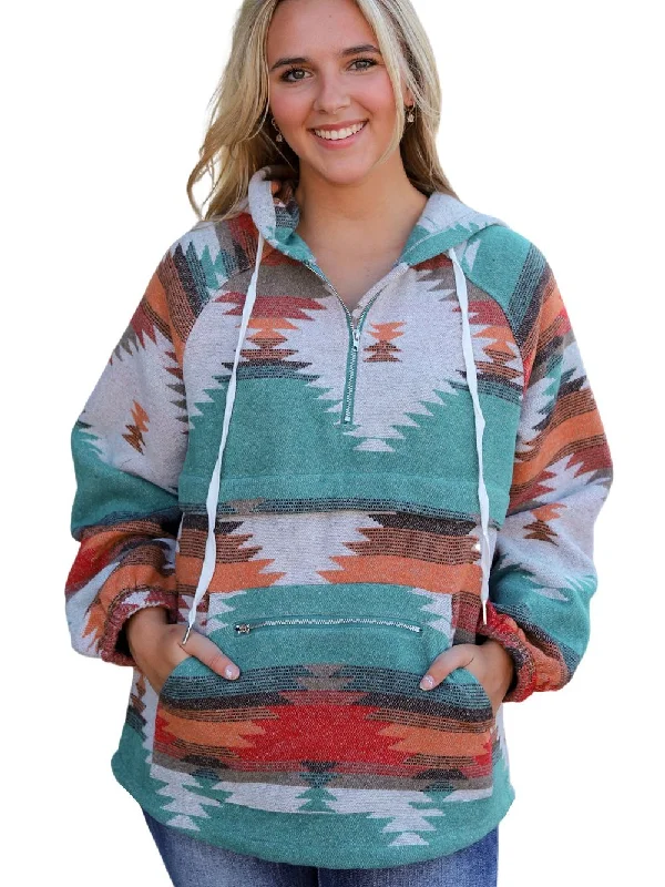 Native American Pattern Hoodie Hoodie with Reflective Safety Nightwear