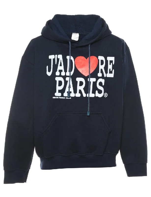 Navy Hoodie - S