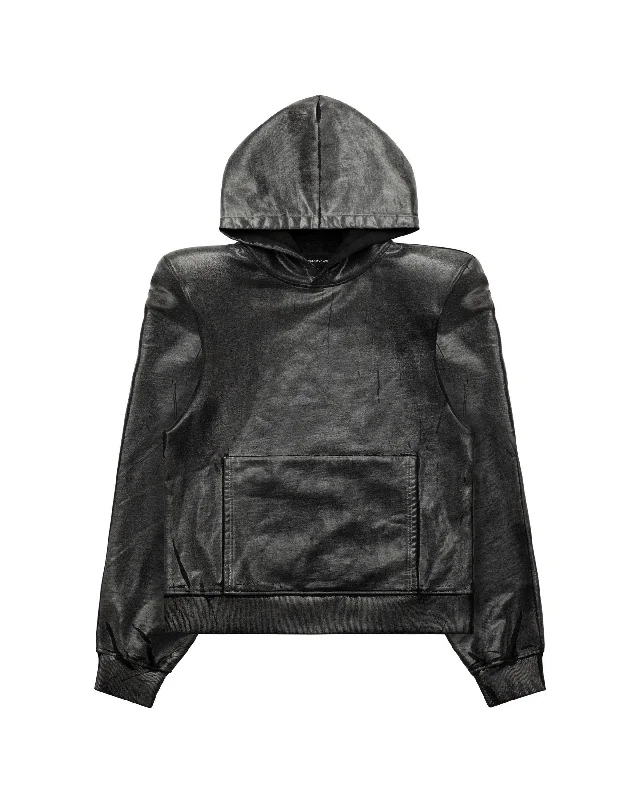 Waxed Shoulder Pad Hoodie Hoodie with Earth Tones Natural Calm